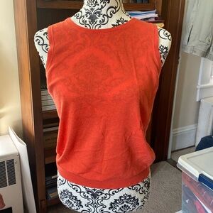 Orange shell sweater